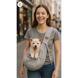 PARISIAN PET Velour Sling Pet Carrier NEW